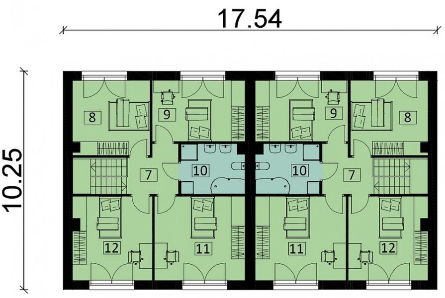 Piętro 1 projektu KA125