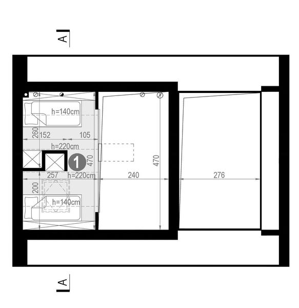 Poddasze projektu HomeKoncept 85 DL