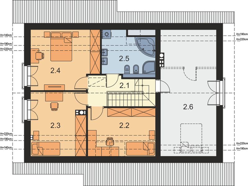 Poddasze projektu Ajaks 5