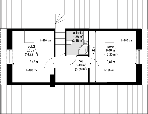 Poddasze projektu Kasia 7