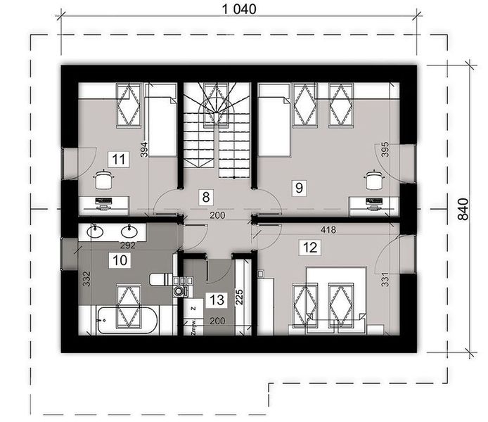 Poddasze projektu Premium Home 07