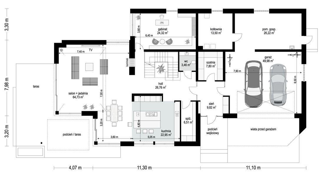Parter projektu Willa moderna 2
