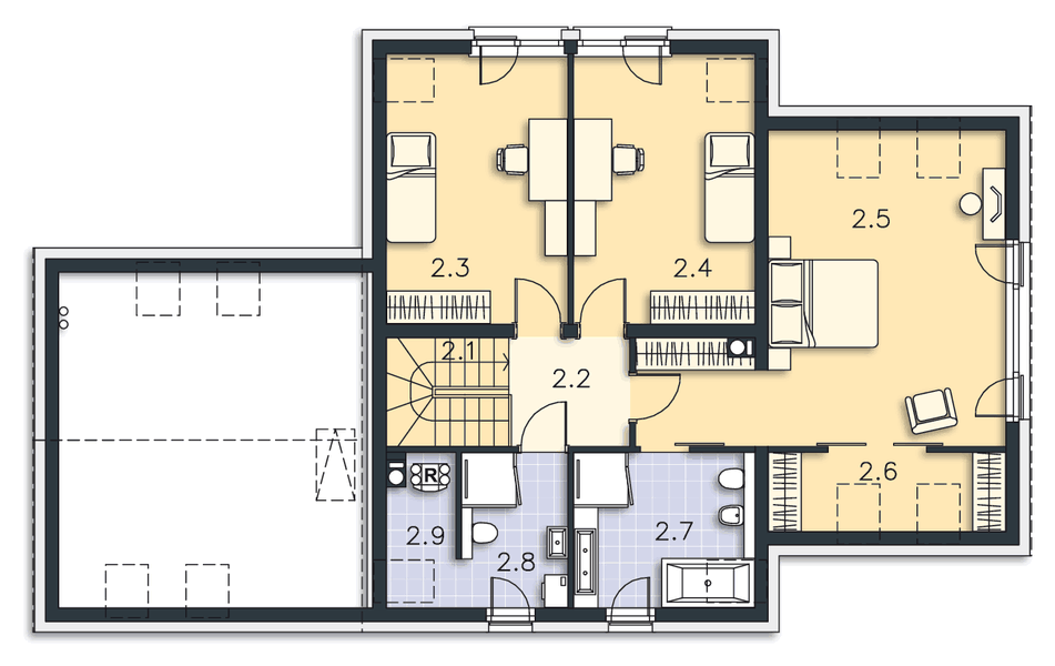 Poddasze projektu Rabat DCP366