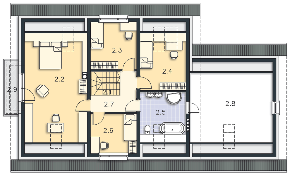 Poddasze projektu Tallin DCP336