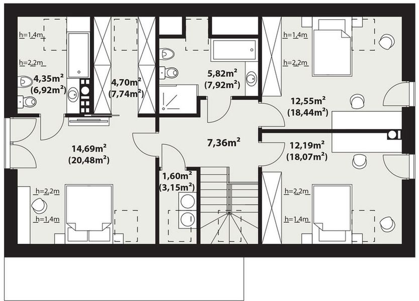 Poddasze projektu Kiri