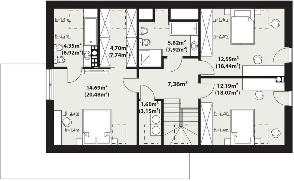 Poddasze projektu Kiri 2