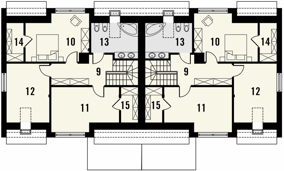 Piętro 1 projektu Aviator 4 2L