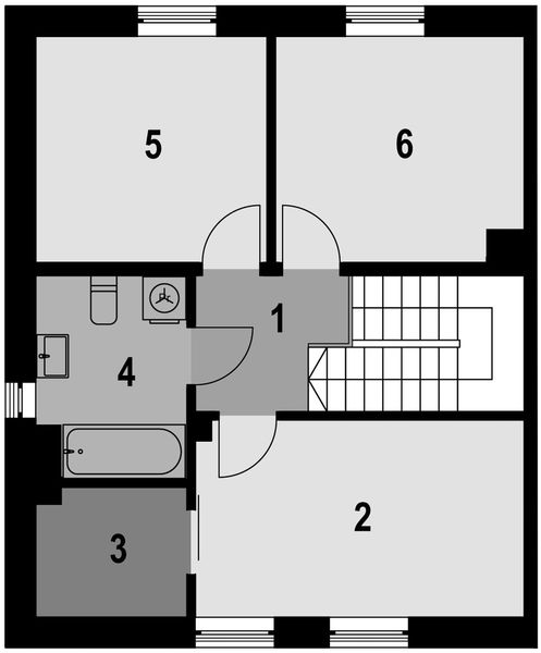 Piętro 1 projektu Eco 41