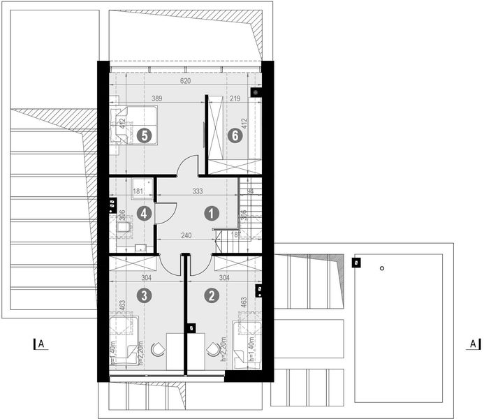 Poddasze projektu HomeKoncept 66 G1