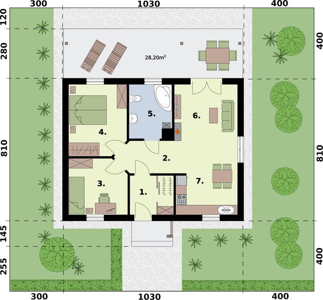 Parter projektu Barbados 3 dom letniskowy