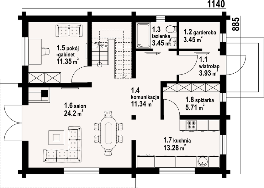 Parter projektu Gryfice 13 dw