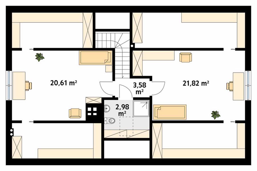 Poddasze projektu Mak 4