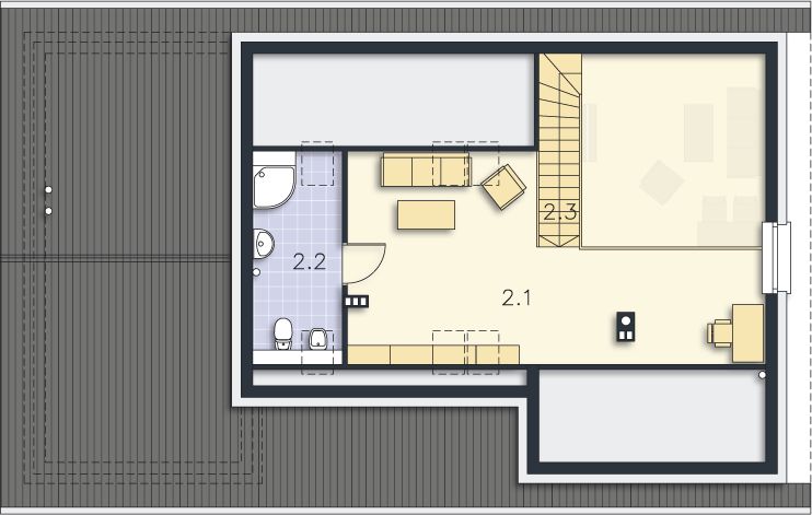 Poddasze projektu Rodos LMP379
