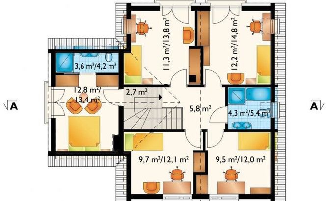Poddasze projektu Borówka (1711)