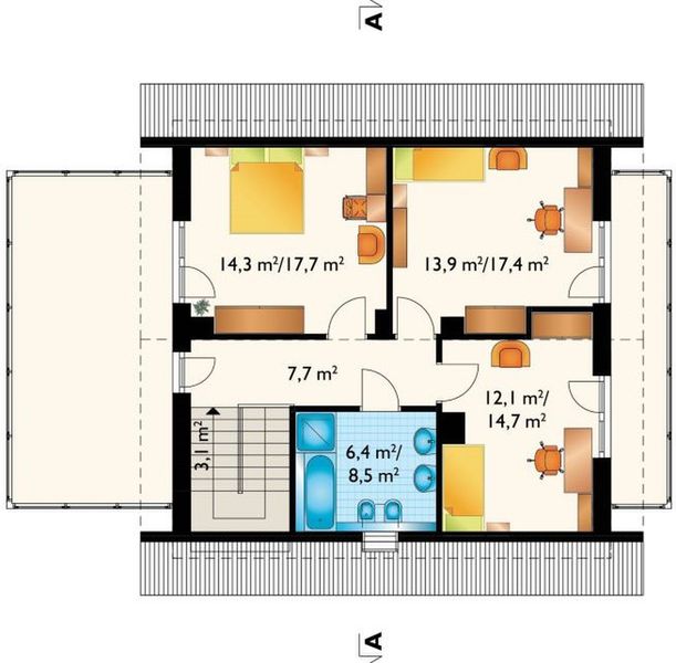 Poddasze projektu Celesta (1713)