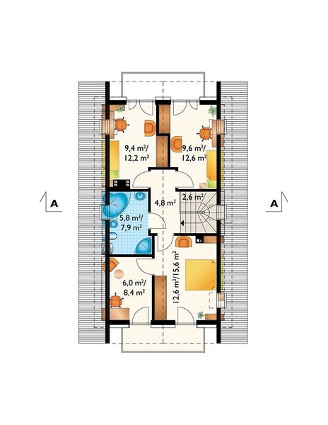 Poddasze projektu Mrówka (1704)