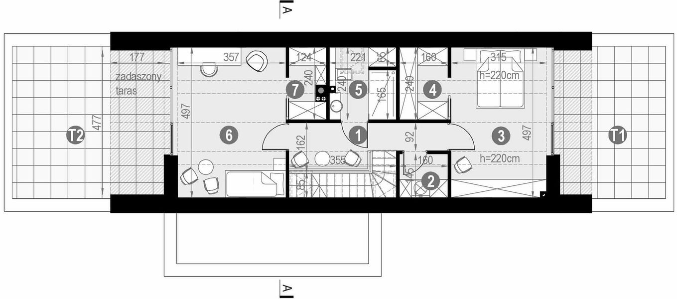 Poddasze projektu HomeKoncept 87