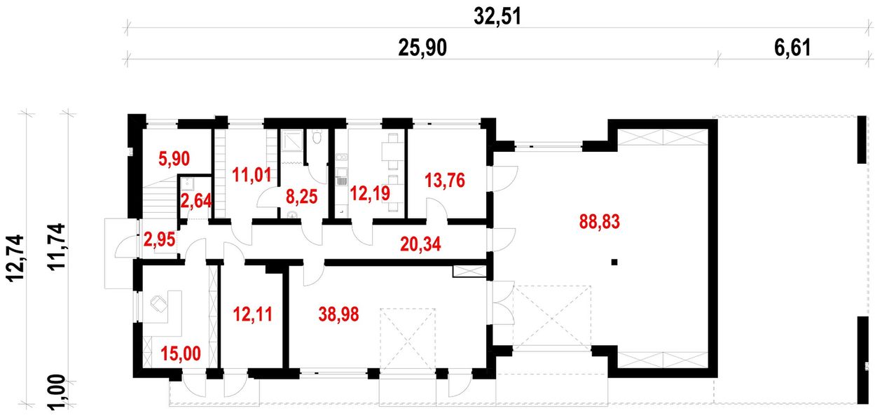 Parter projektu Budynek usługowy AMB-465