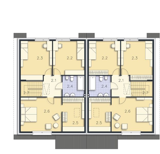 Poddasze projektu Bradfield II DCBL48
