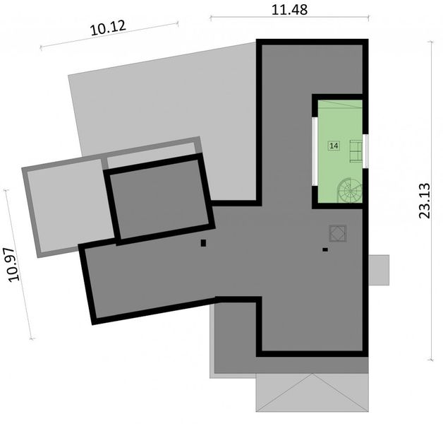 Piętro 1 projektu KA141 M