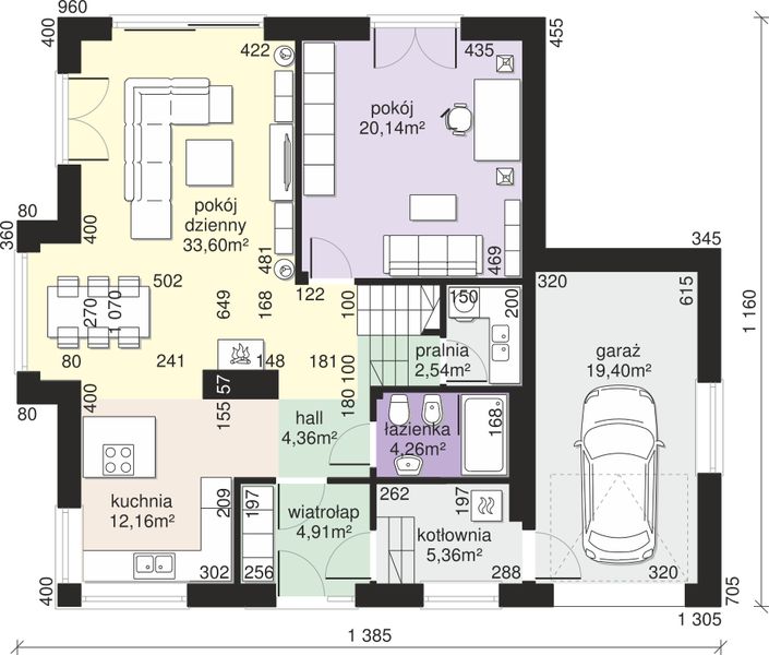 Parter projektu Dom przy Pomarańczowej 4