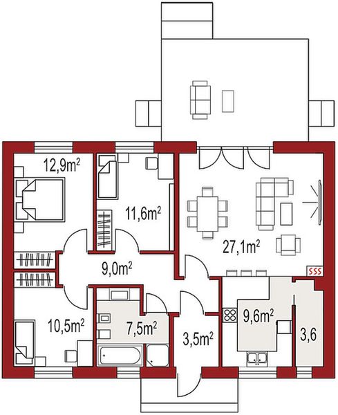 Parter projektu Nina A strop monolityczny