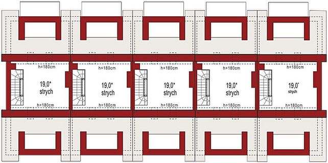 Poddasze projektu Diana A zestaw 5 segmentów