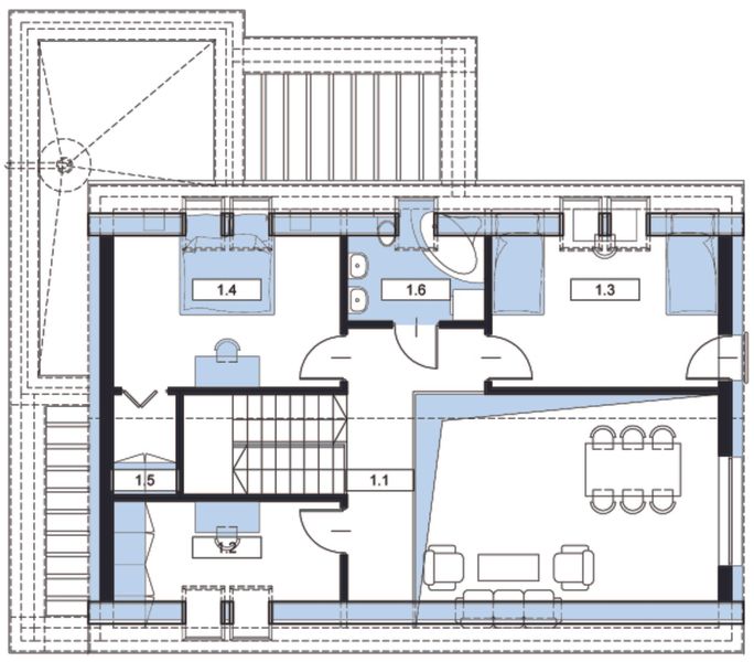 Poddasze projektu Lotus