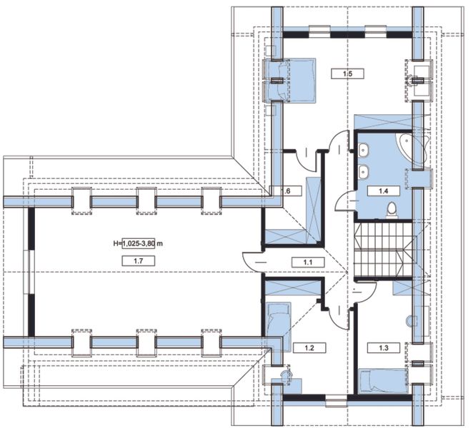 Poddasze projektu Virtus
