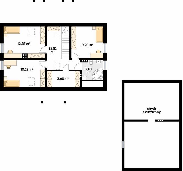 Poddasze projektu Szpak 2