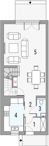 Parter projektu Poezja 1a - segment lewy