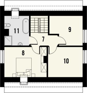 Poddasze projektu Bodo