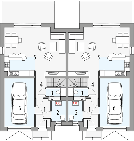 Parter projektu Oskar 3 - dwulokalowy PLP