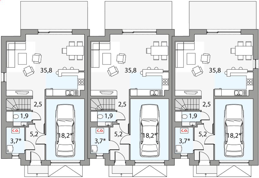 Parter projektu Oskar 3 - szereg l+s+p