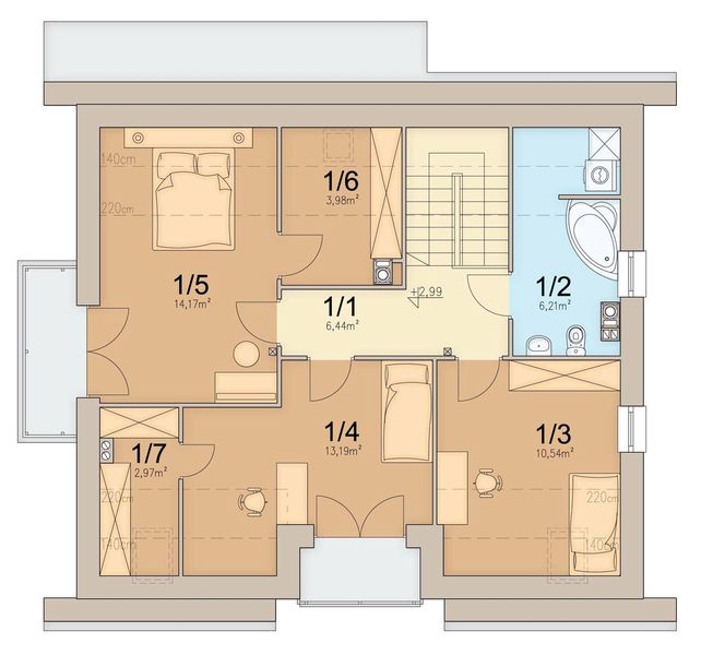 Poddasze projektu Tofi 4