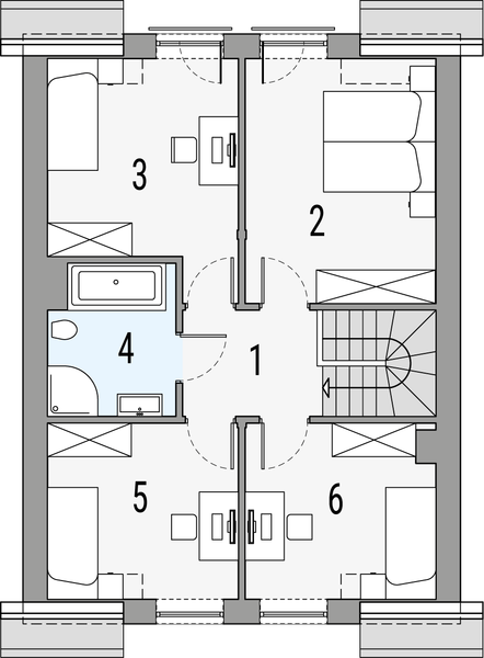 Poddasze projektu Kalipso 1