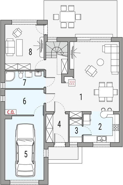 Parter projektu Vivien a - segment lewy