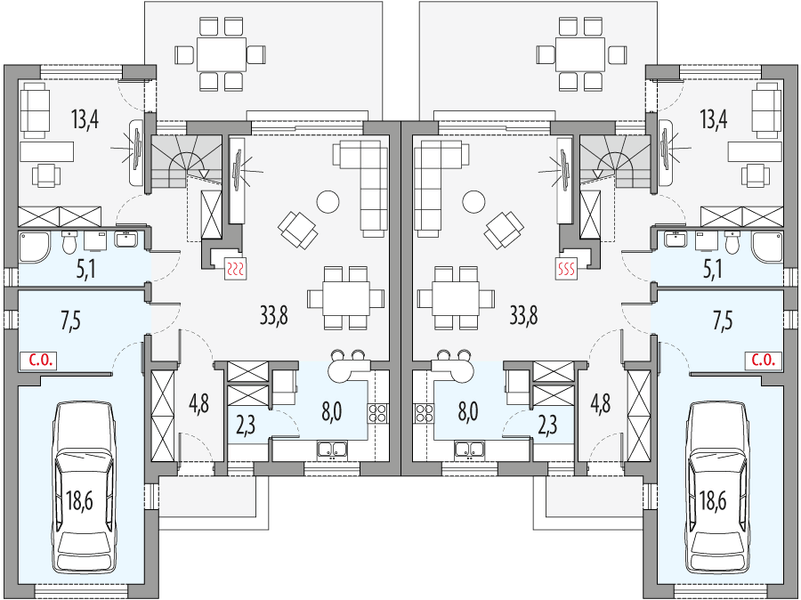 Parter projektu Vivien A - bliźniak L+LL