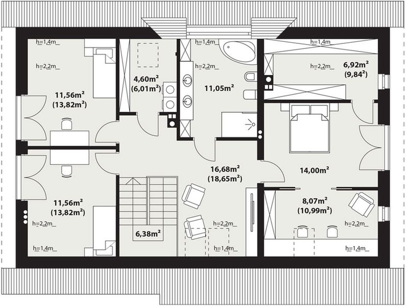 Poddasze projektu Markus 2