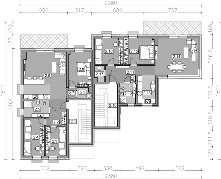 Piętro 1 projektu Cris