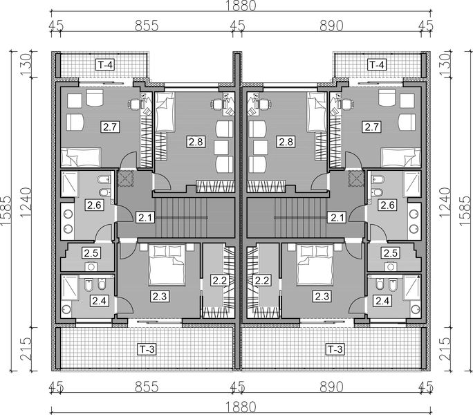 Piętro 1 projektu Eko-Park