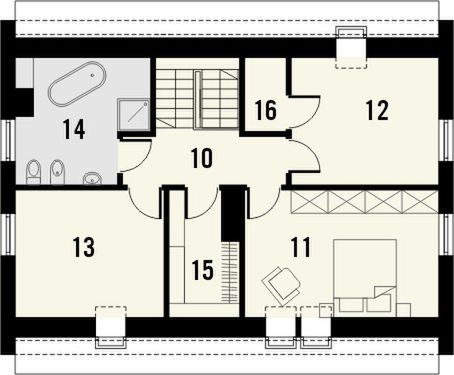 Poddasze projektu Primo 2