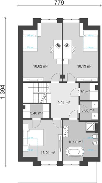 Poddasze projektu uA88v3