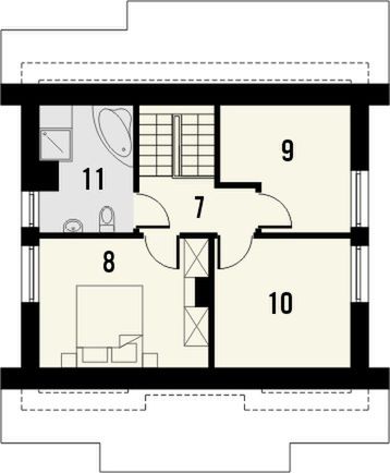 Poddasze projektu Werbena