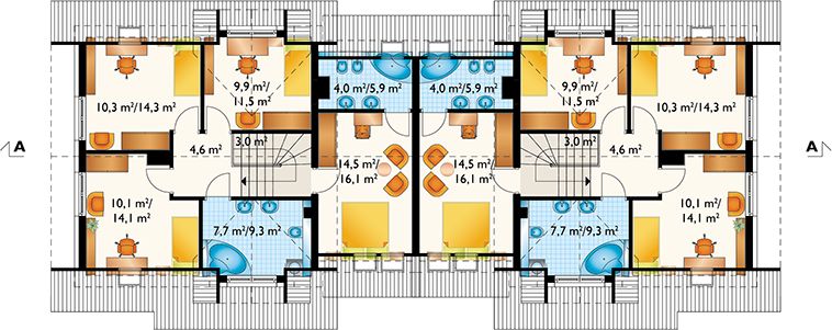 Poddasze projektu Tosia Duolit (1719)