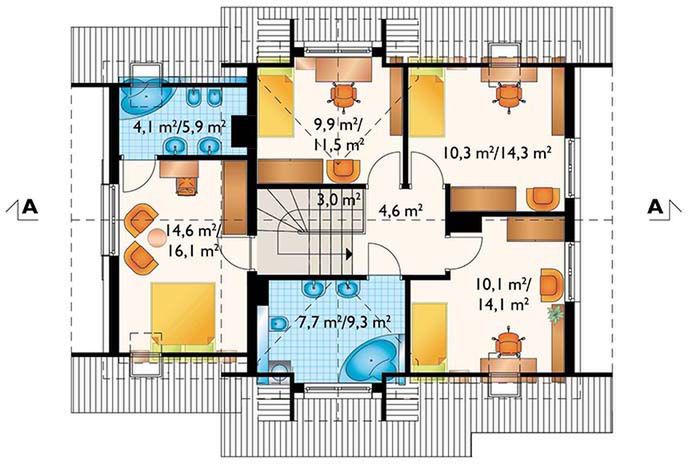 Poddasze projektu Tosia Prima (1745)