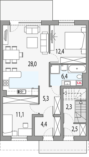Parter projektu Merlin 3 - dwulokalowy segment s