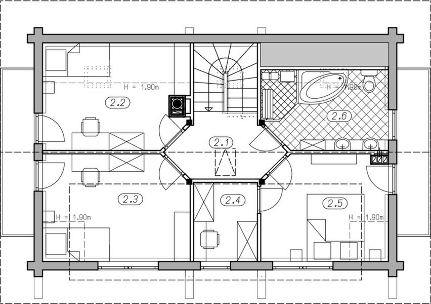 Poddasze projektu L-300