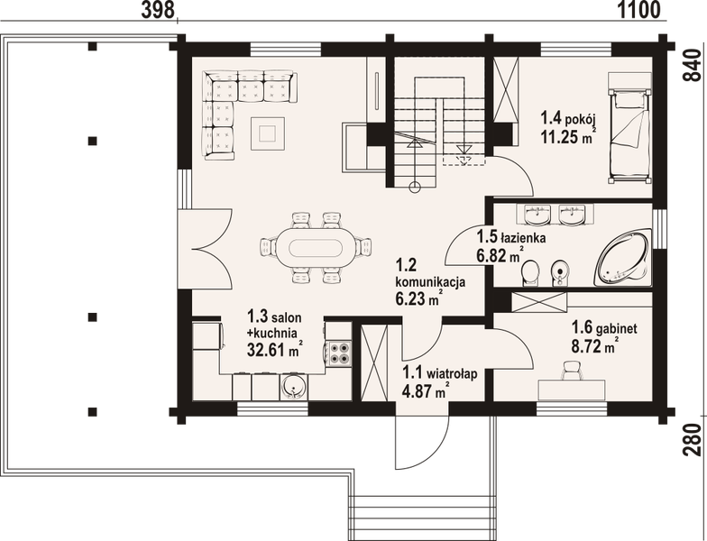 Parter projektu Milicz 39 dw