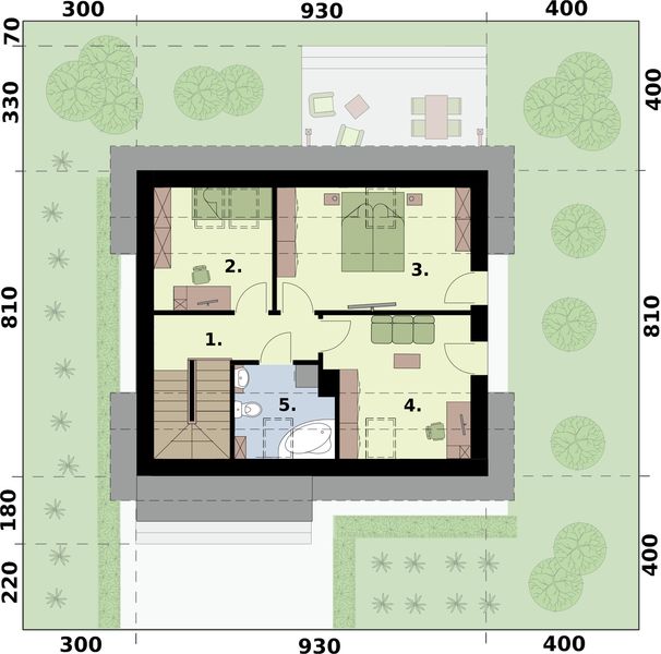 Poddasze projektu Sevilla 3